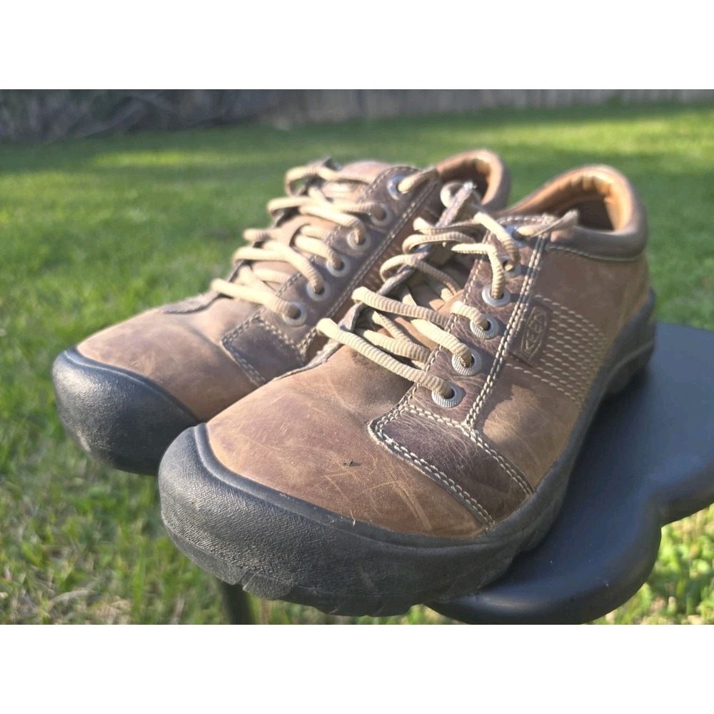 NEW KEEN Men's Size 9M Austin Oxford Casual Shoes Chocolate Brown 1007722